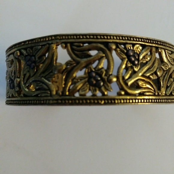 Bronz & Sterling Silver Cuff Bracelet - Picture 3 of 8